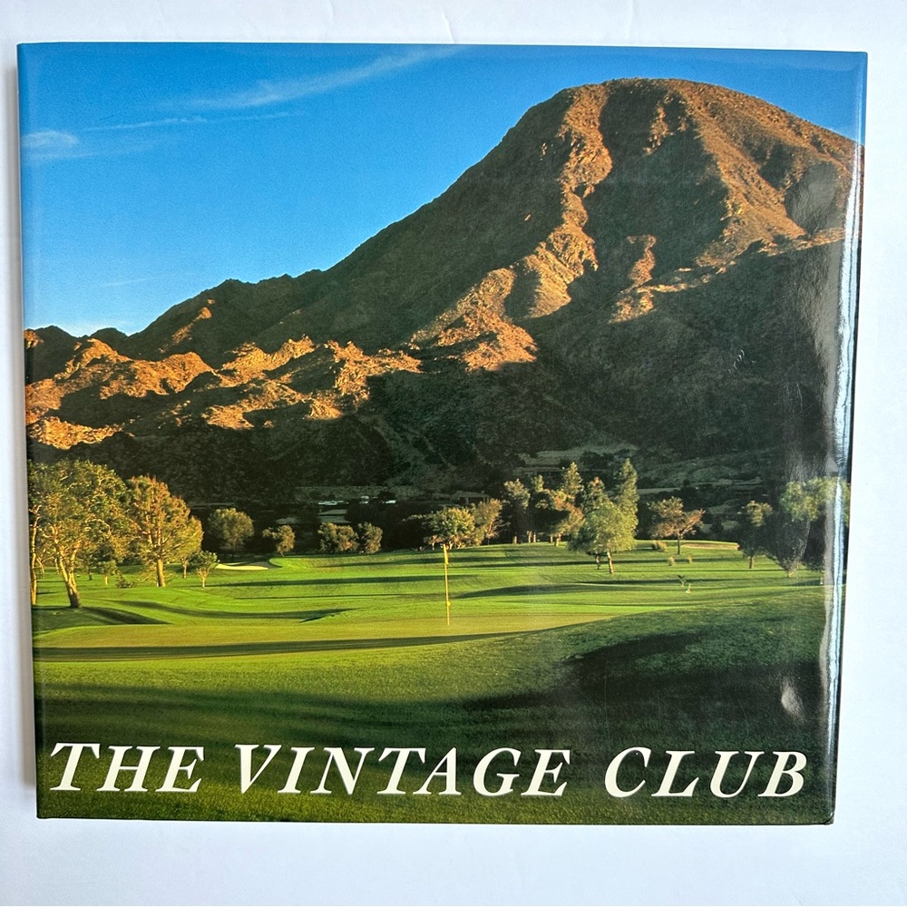 The Vintage Club by Cal Brown Golf Book with Slipcase Box Cover 1991